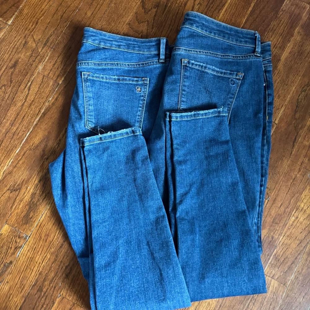 GUC Set of 2 pair Jessica Simpson kiss me skinny leg denim jeans